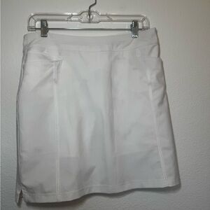 Women's White Athletic Skirt